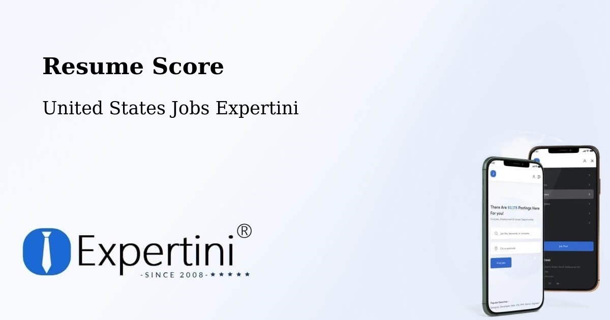 Resume Score & Job Description Match Tool – Valley Stream - United States Jobs Expertini